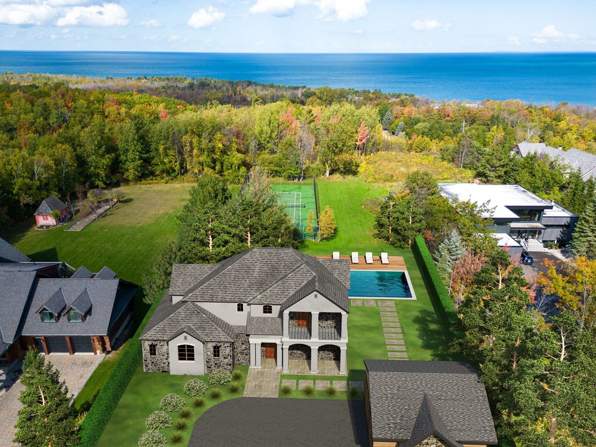 EXPANSIVE 116FT BY 364FT DEEP BUILDING LOT WITH BAY VIEWS 