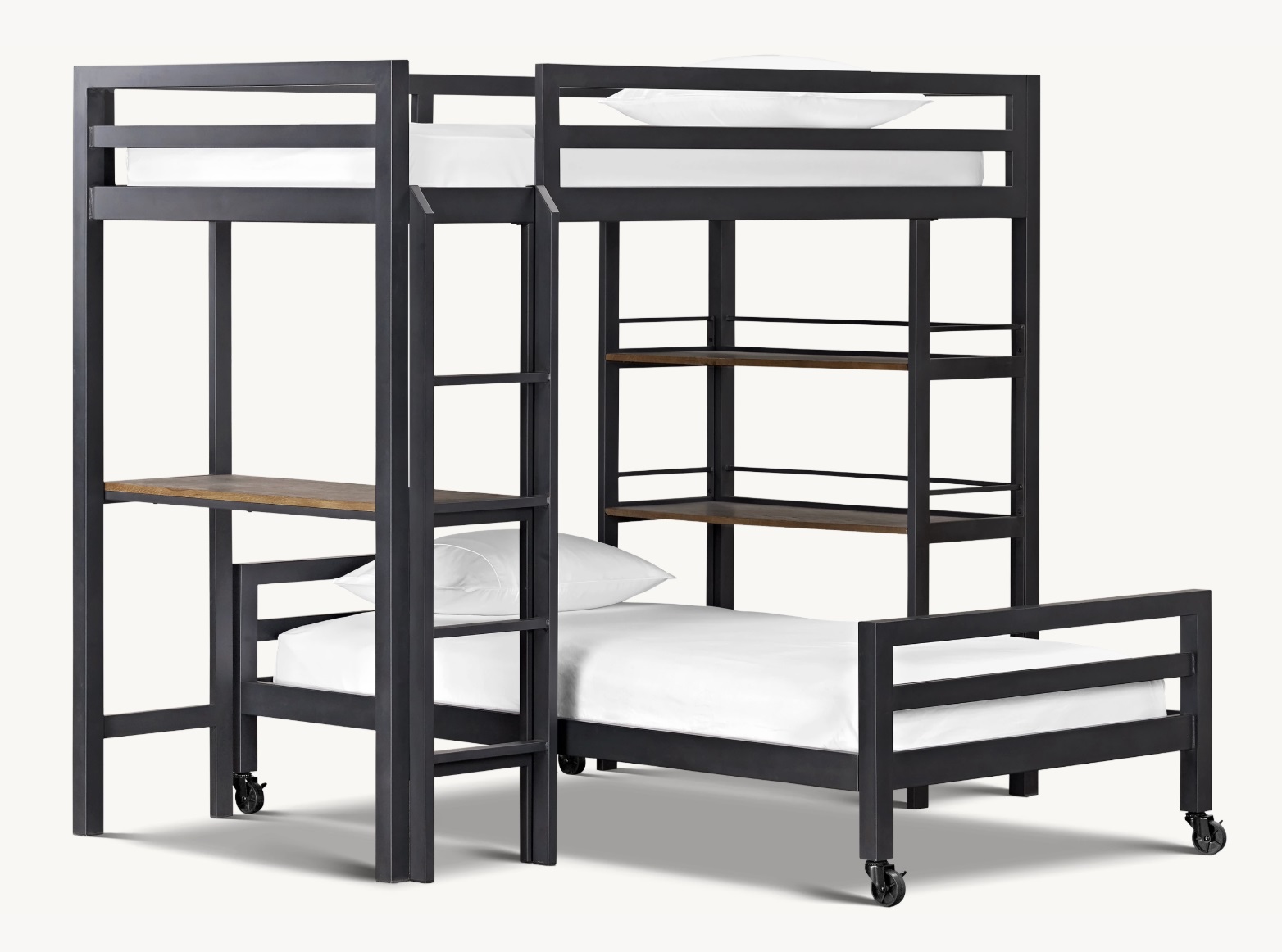 Restoration Hardware - Industrial Loft Bunk Bed and Platform Bed