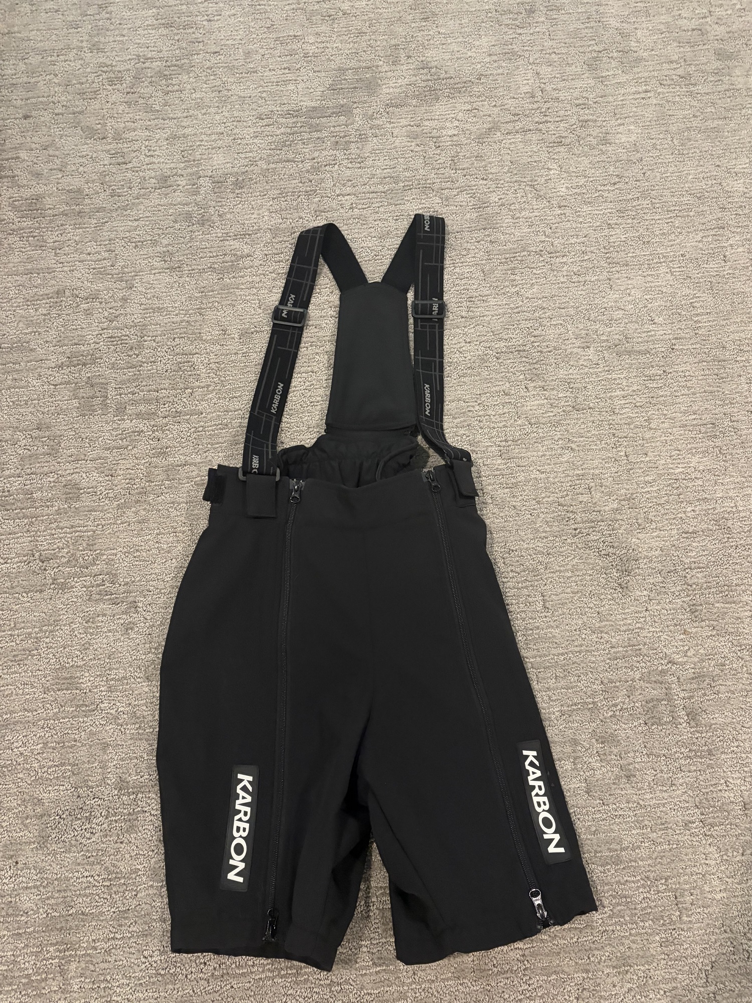 Junior Large Black Karbon Racing Shorts